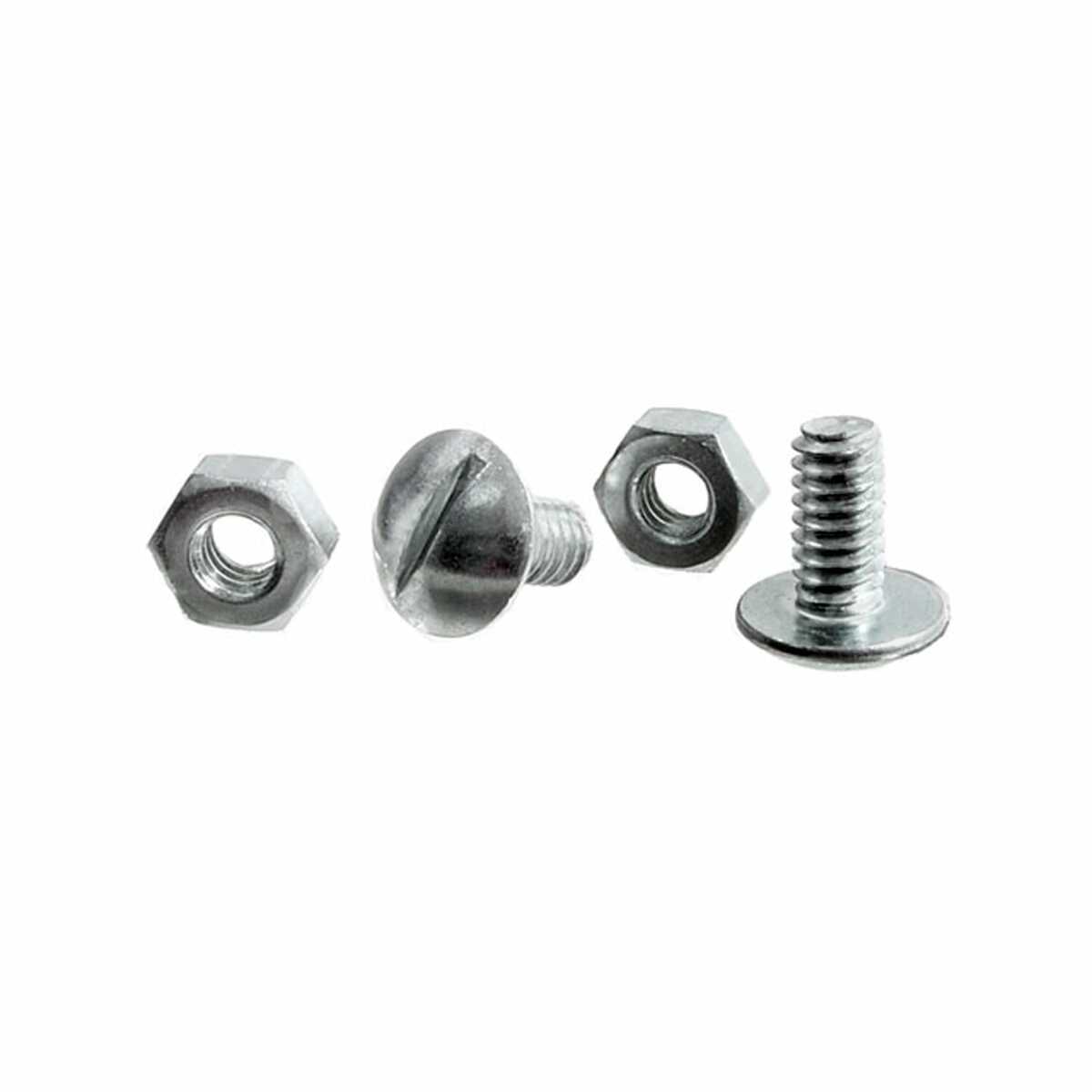 License Plate Nuts & Bolts for Universal Applications 2 Piece EDMP Rubber