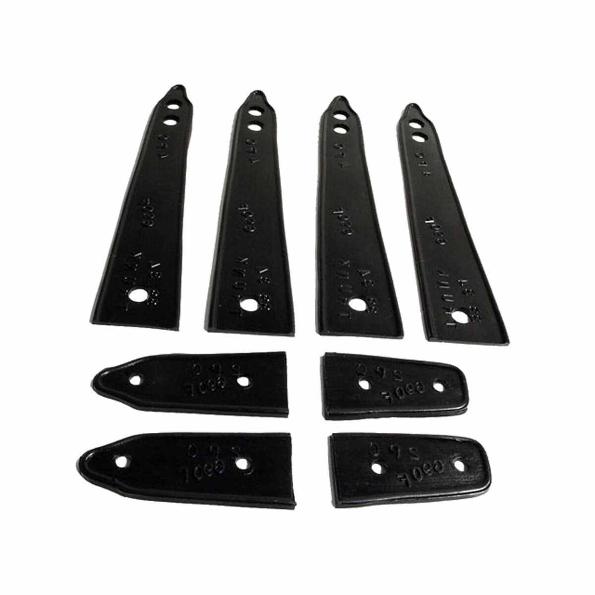 Tailgate Hinge Kit for 1933-1934 Ford Model 40 1 Piece Rear Trunk EPDM Rubber