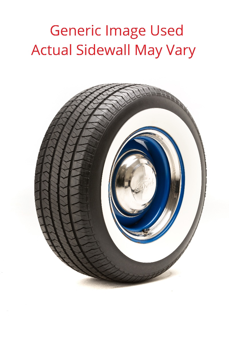 235/60R15 Streetsteel Milestar Tire With Blue Line - Modified Sidewall 1 Tire
