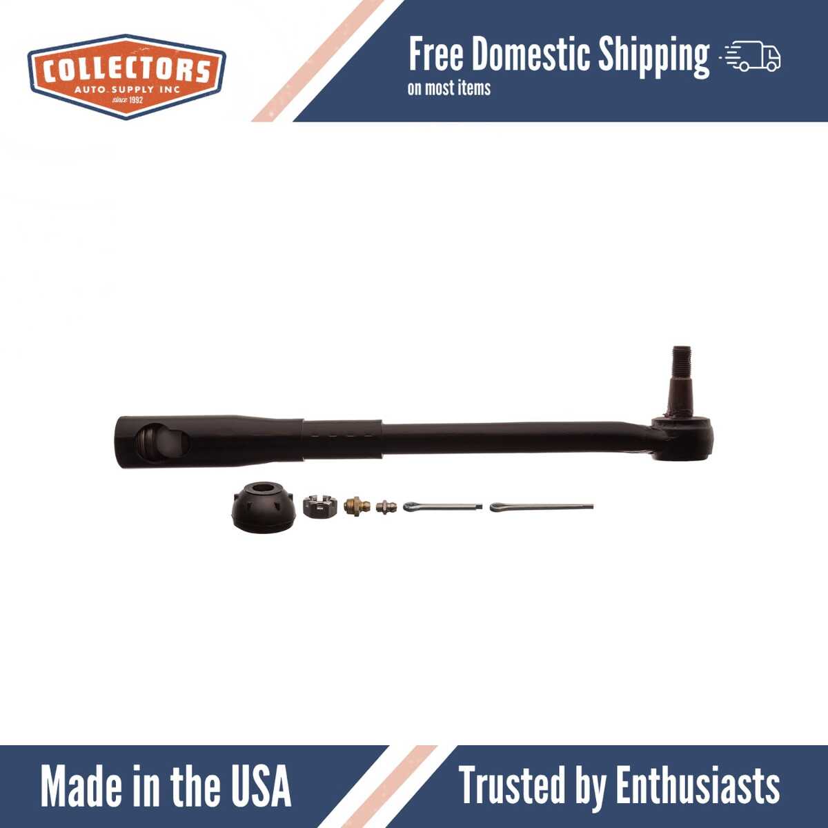 Steering Drag Link for 1961-1966 Domestics 1pc Front 25741