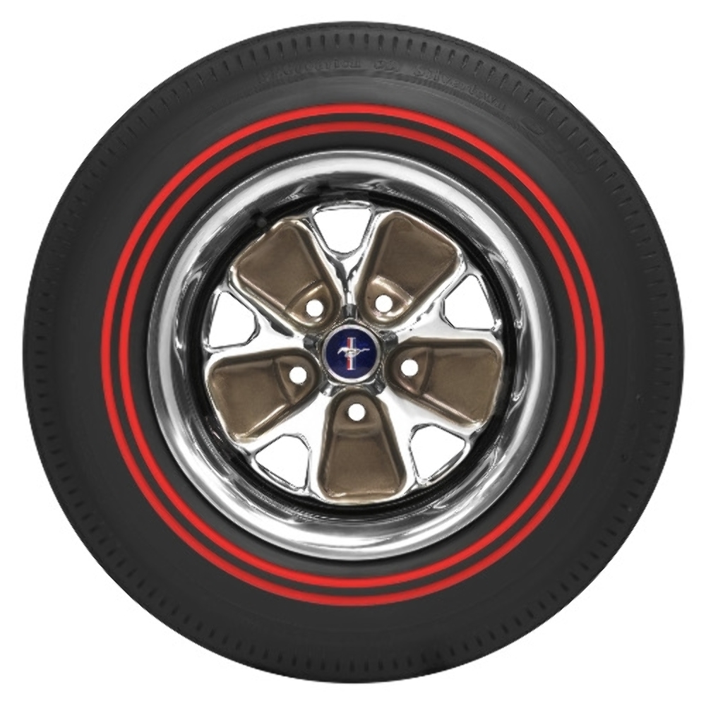 Coker 695-14 BFGoodrich 3/8" Dual Redline Bias Tire