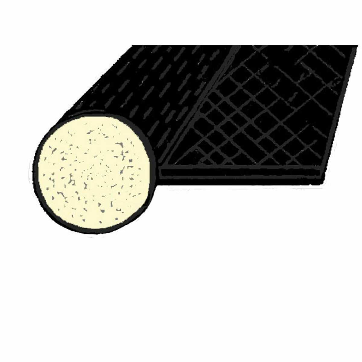 Cloth-Covered Sponge Windlace for Universal Applications 1 Piece Rubber