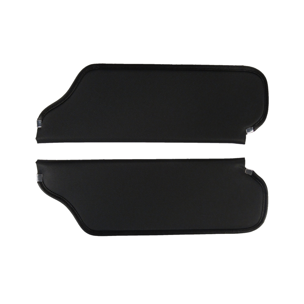 Sun Visor for 1971-1976 Ford Pinto 2 Door Hatchback, Sedan, Station Wagon Cardboard/Fiberboard Tier Black Tier Vinyl 2 Piece