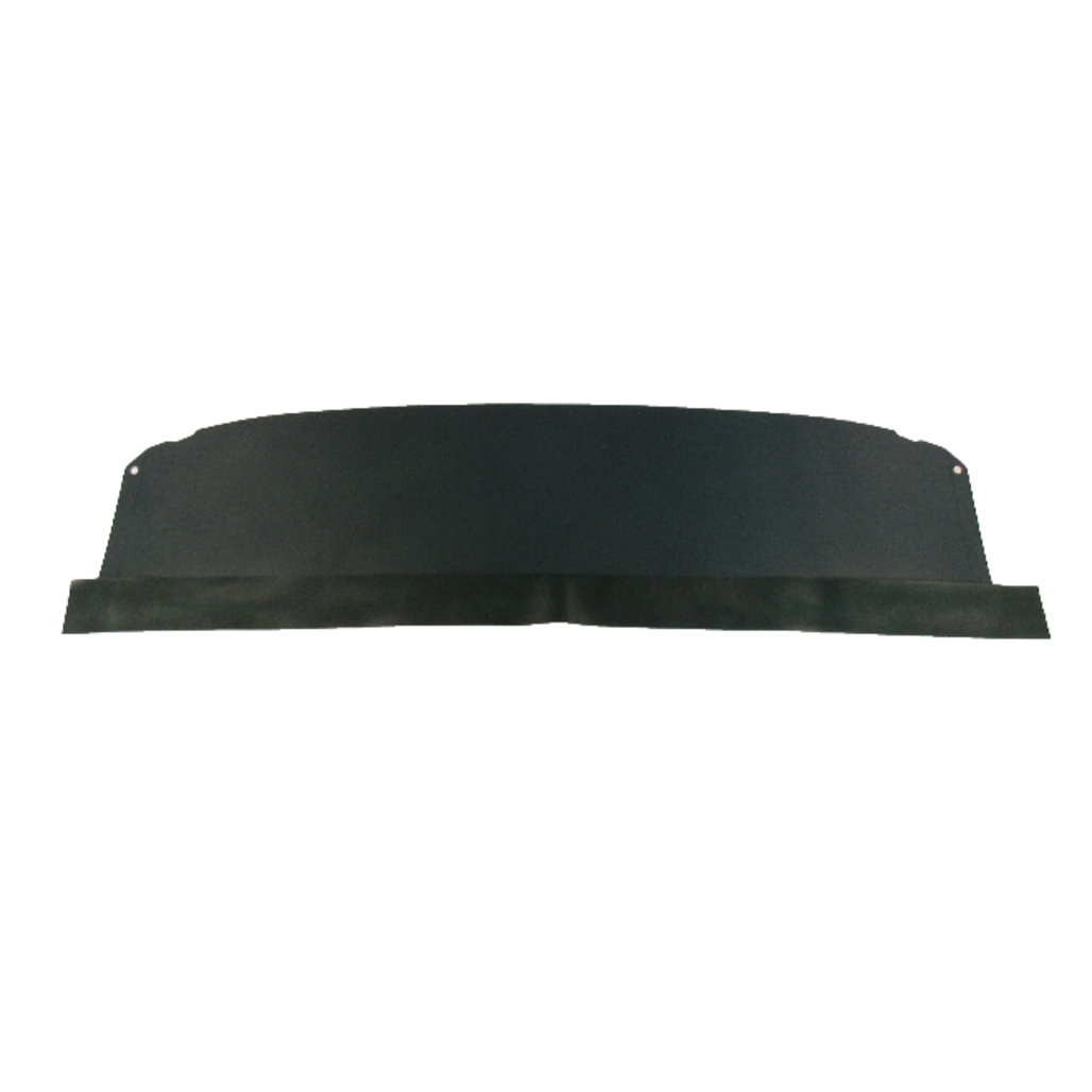 Package Tray for Pontiac LeMans Sedan - Rear Shelf in Black Cardboard/Fiberboard Material, 1968-1972 Model. Made in the USA.