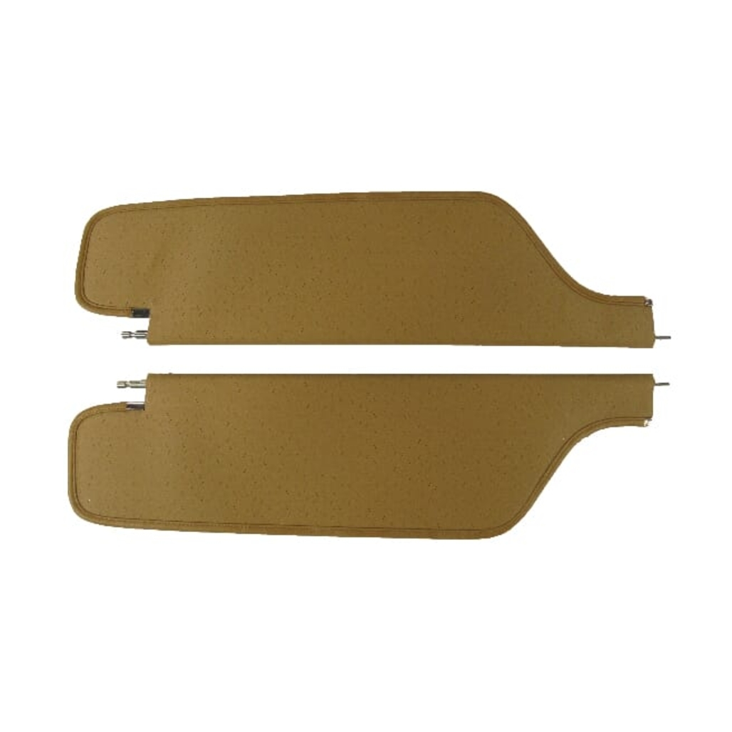 Sun Visor for 1967-1968 Chevrolet Impala 4 Door Sedan Cardboard/Fiberboard Perforated Black Perforated Vinyl 2 Piece