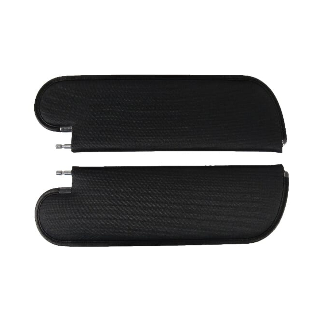 Sun Visor for 1969 Buick Skylark 2 Door Hardtop Cardboard/Fiberboard Ribbed Black Ribbed Vinyl 2 Piece