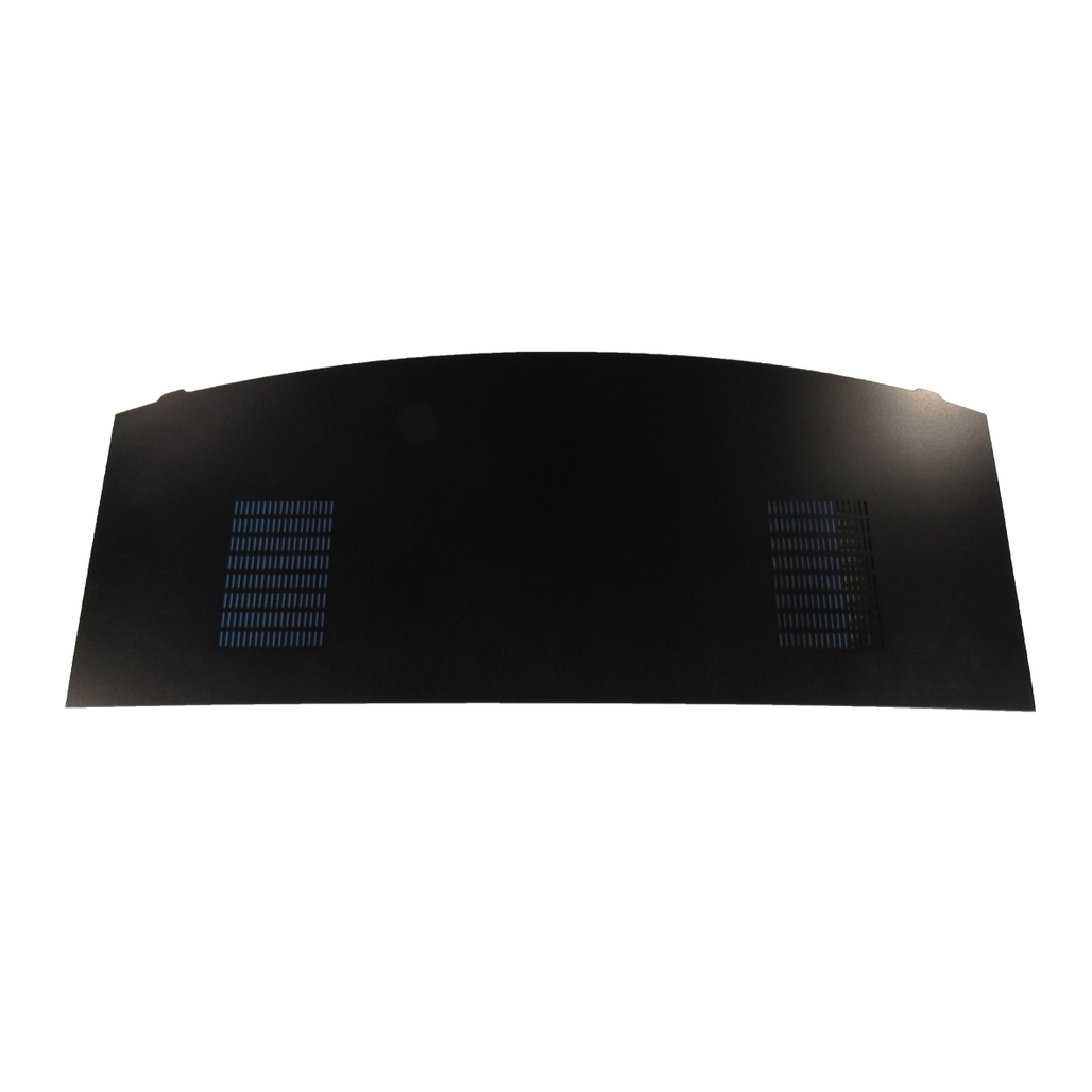 1976-1979 Plymouth Volare Rear Package Tray in Black Wood/Hardboard Material for Coupe Body Style - Enhance Your Car's Look!