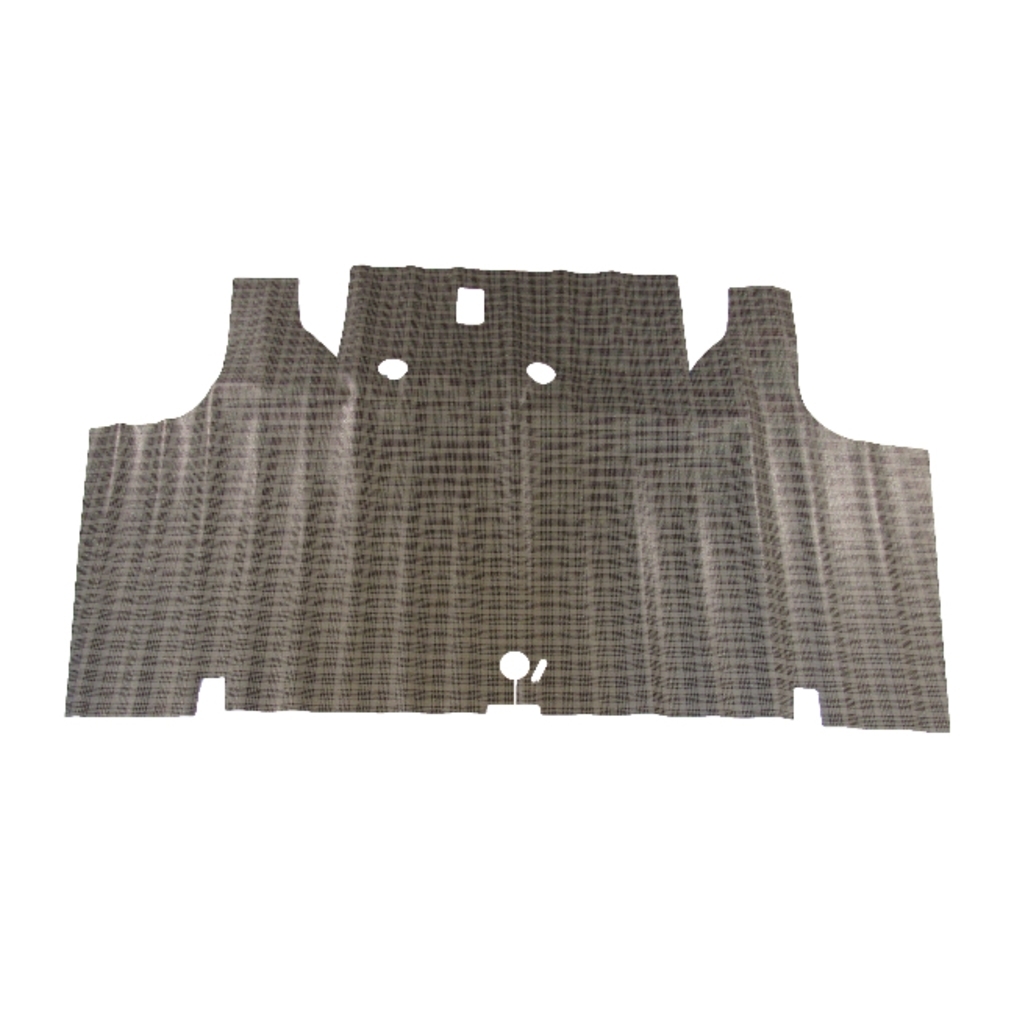 Trunk Floor Mat Cover for 1968-69 Ford Fairlane Torino Hardtop Vinyl Small Plaid, front area, OEM quality replication.