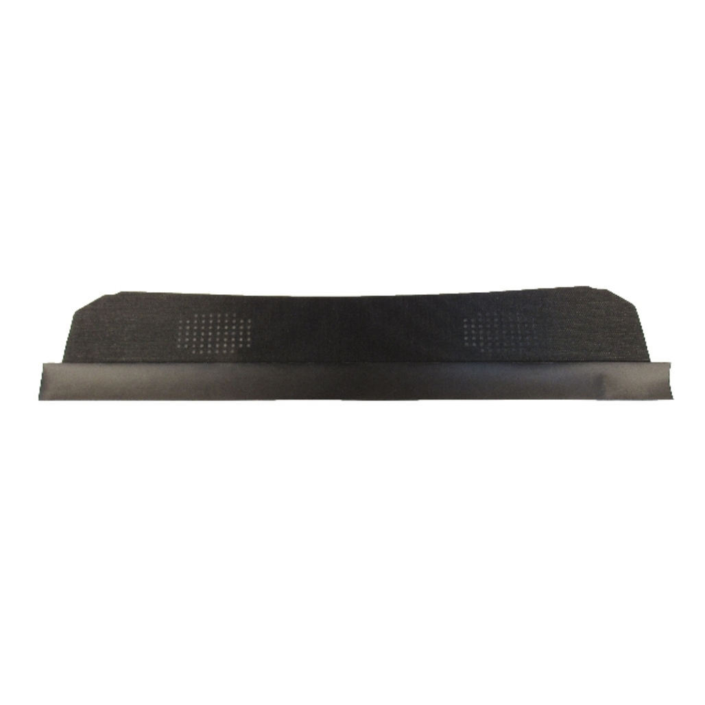 1966-1967 Pontiac GTO Rear Mesh Package Tray in Black Fiberboard Material for Sedan & Hardtop Models