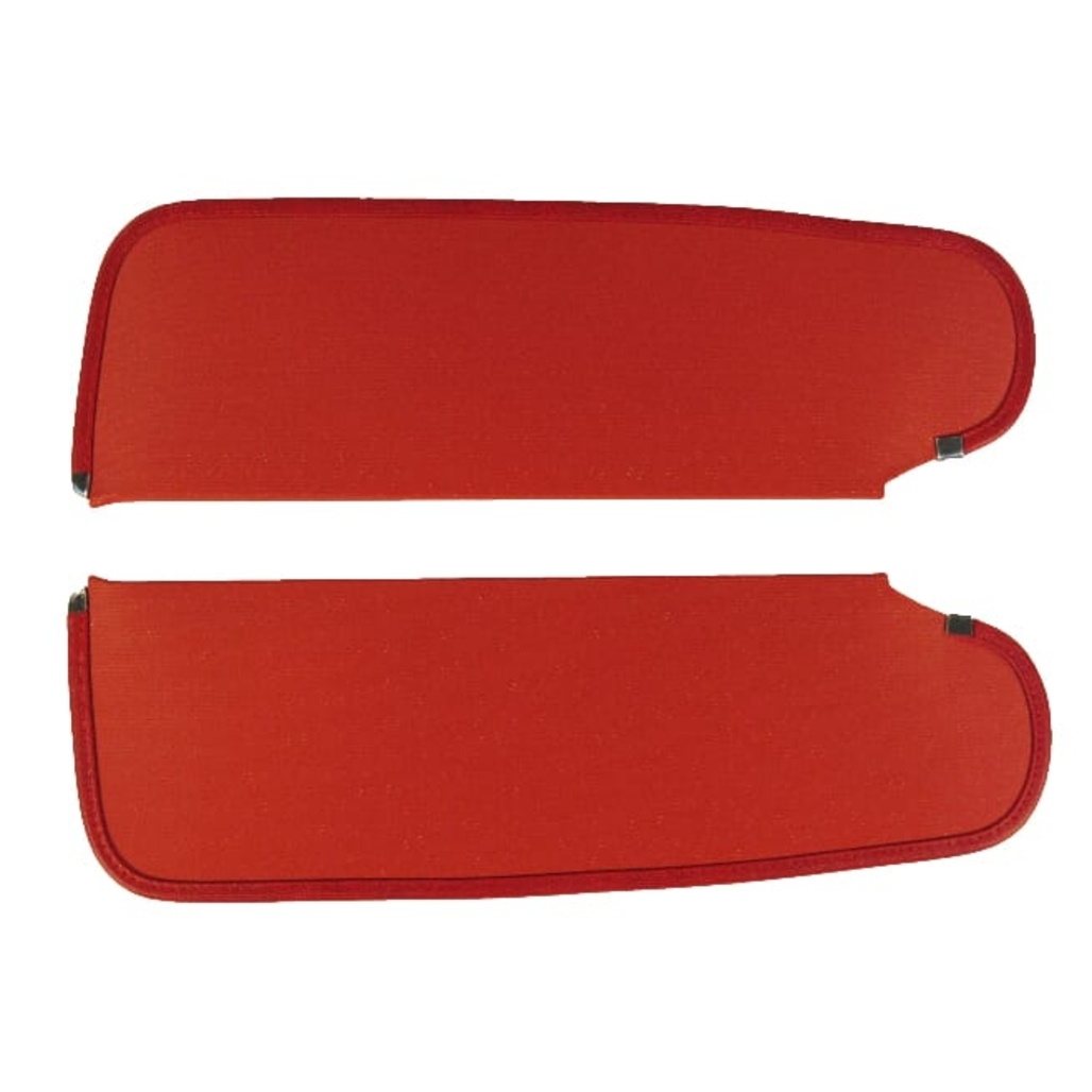 Sun Visor for 1964-1966 Plymouth Cuda, Barracuda 2 Door Hardtop Cardboard/Fiberboard Perforated Black Perforated Vinyl 2 Piece