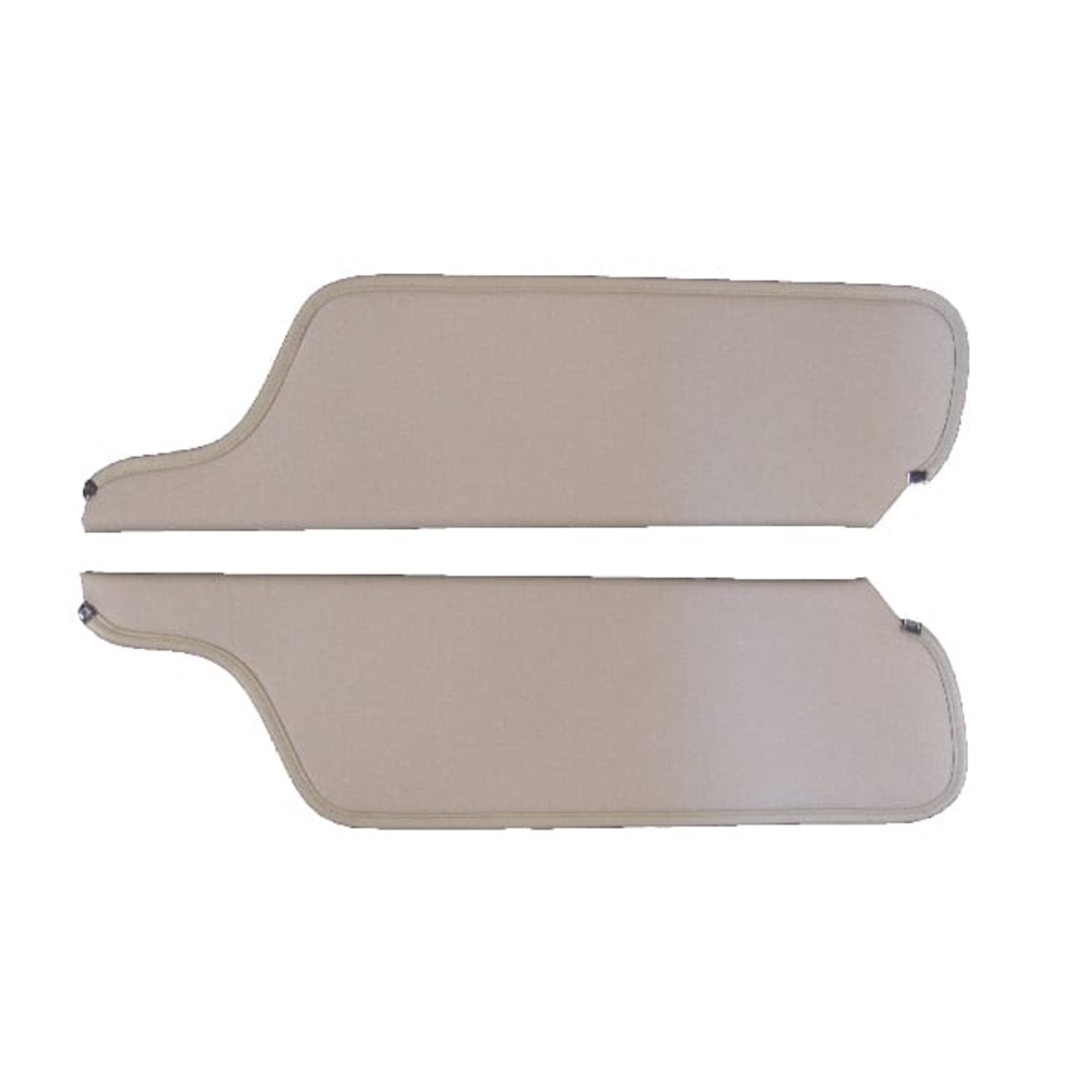 Sun Visor for 1971-1978 Ford LTD, Galaxie 500 2 Door Hardtop Cardboard/Fiberboard Tier Black Tier Vinyl 2 Piece