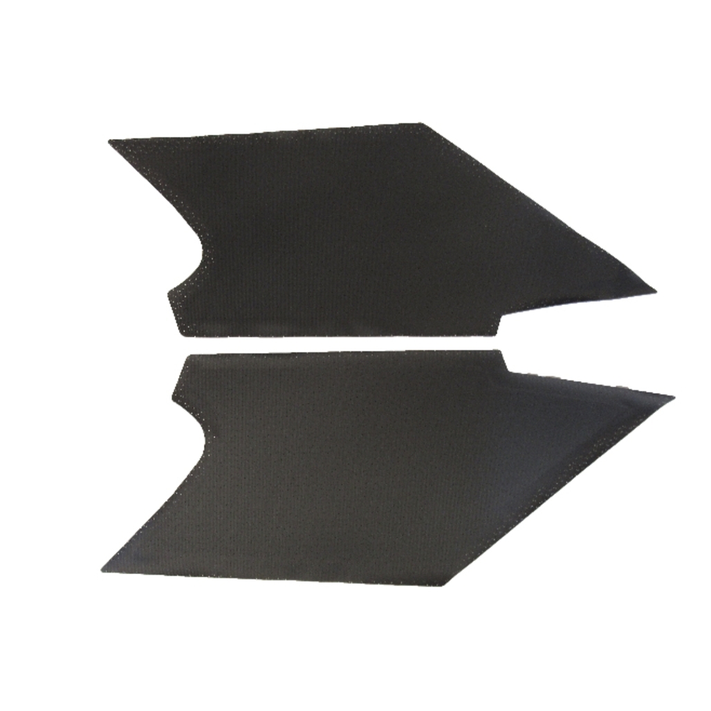 Interior Trim Sail Panels for 1971-1974 Dodge Charger 2 Door Hardtop Cardboard/Fiberboard Perforated Black Perforated Vinyl