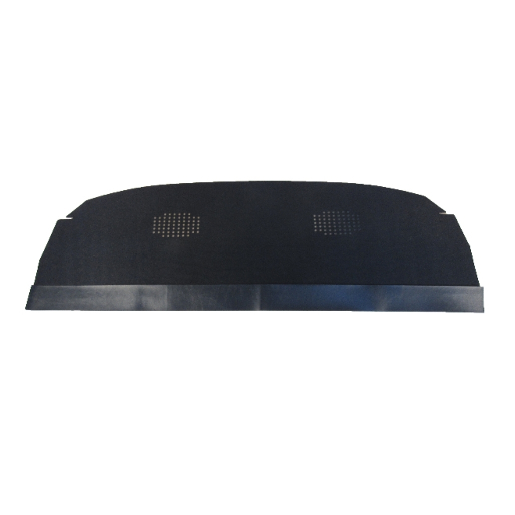 1967-1968 Pontiac Catalina Rear Mesh Package Tray in Black Fiberboard - Enhance Your Car's Look from Behind with this Tray.