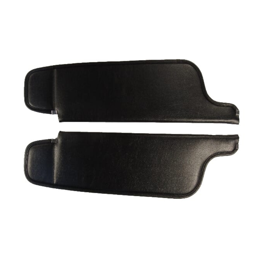 Sun Visor for 1971-1973 Plymouth Satellite 2 Door Hardtop Cardboard/Fiberboard Coachman Black Coachman Vinyl 2 Piece