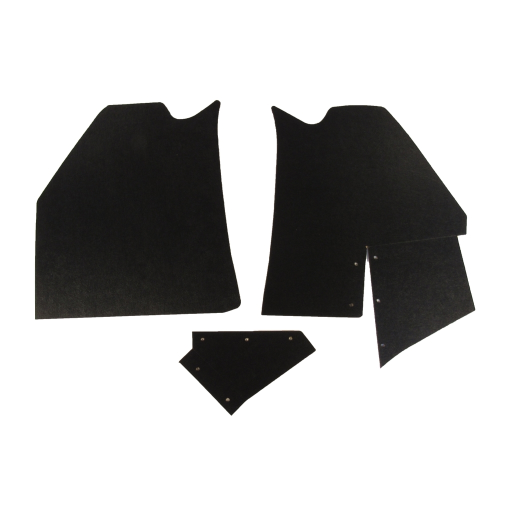 Kick Panel Board for 1957 Buick Super Standard Black Painted (Color Options In Photo) With 5 Rivets
