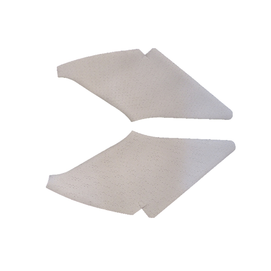 Interior Trim Sail Panels for 1970-1974 Plymouth Cuda 2 Door Hardtop Cardboard/Fiberboard Perforated Black Perforated Vinyl