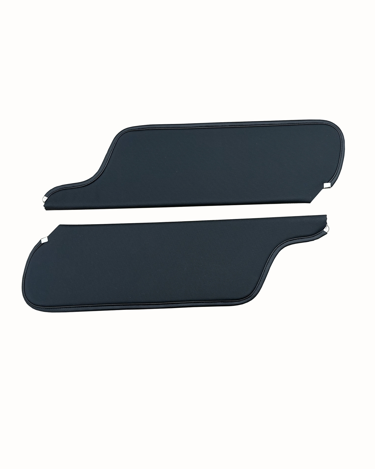 Sun Visor for 1977-1979 Ford Multiple Models 2 Door Hardtop Cardboard/Fiberboard Tier Black Tier Vinyl 2 Piece