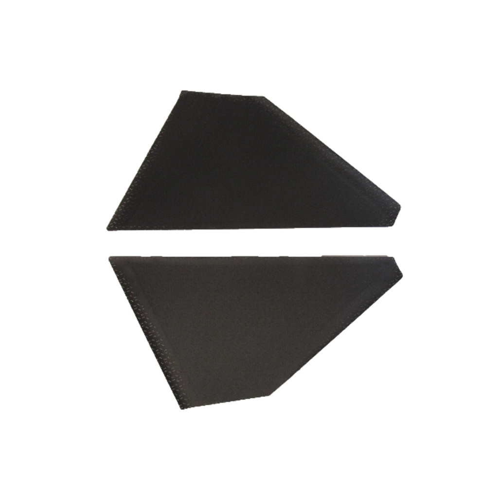 Interior Trim Sail Panels for 1969-1970 Dodge Coronet 2 Door Hardtop Cardboard/Fiberboard Perforated Black Perforated Vinyl