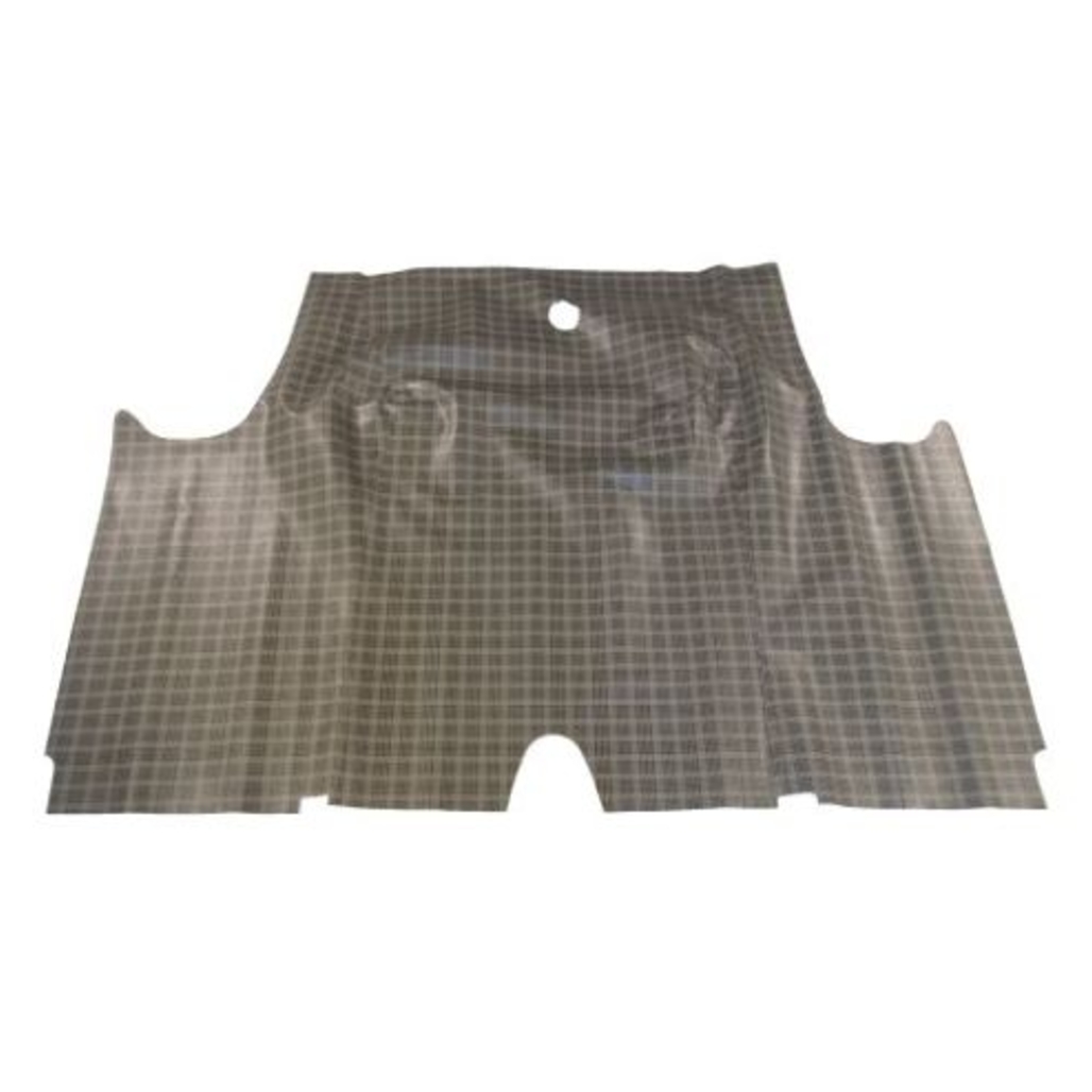 Trunk Floor Mat Cover for 1964 Ford Fairlane Hardtop, Small Ford Plaid Vinyl, US-Made OEM Quality, Front Area Protection.