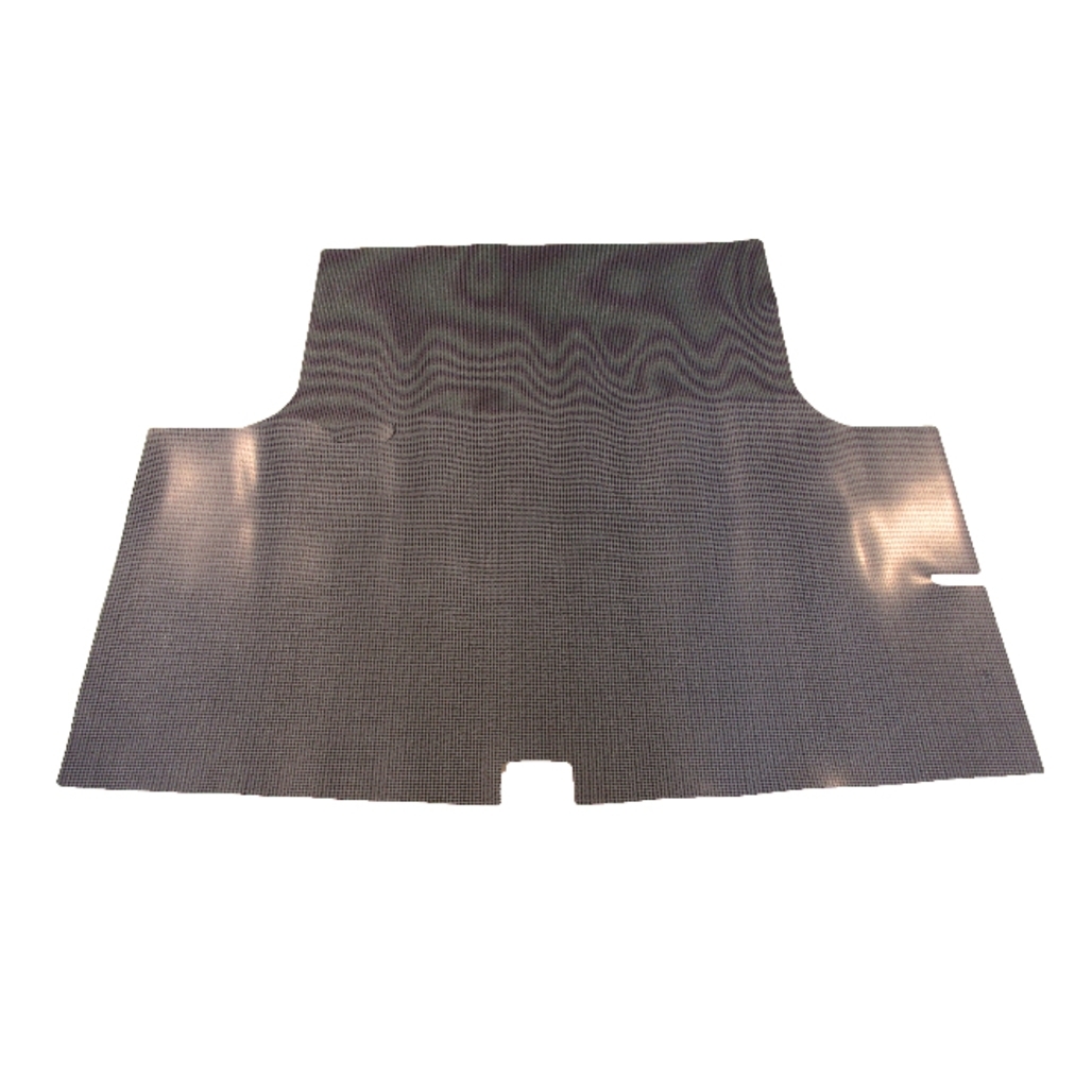 Trunk Floor Mat Cover for 1967-69 Dodge Dart 2DR Hardtop, Gray Herringbone Rubber Material, Front Area Protection.