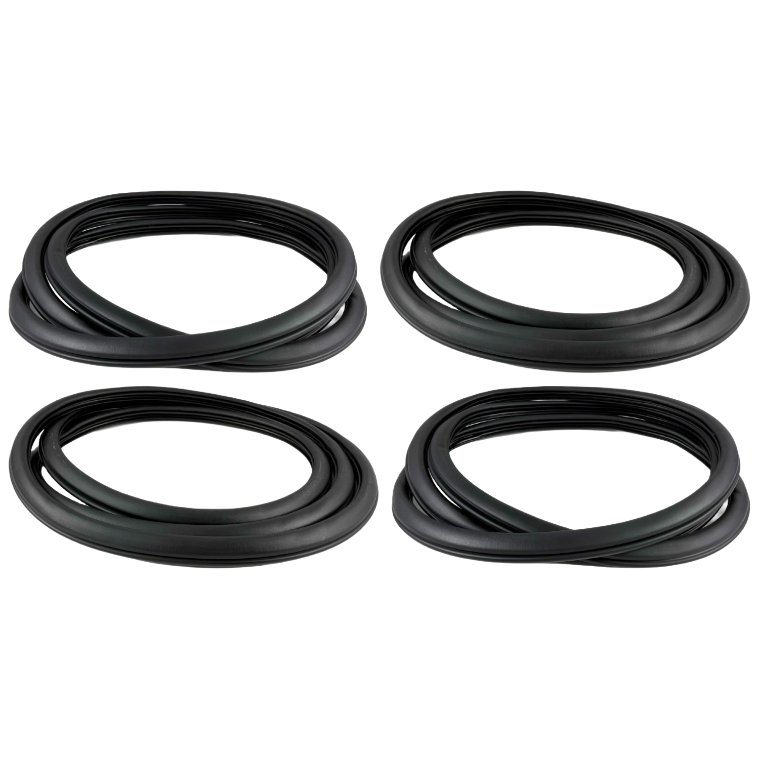 Door Seal on Body, Front and Rear 4 Pc Kit