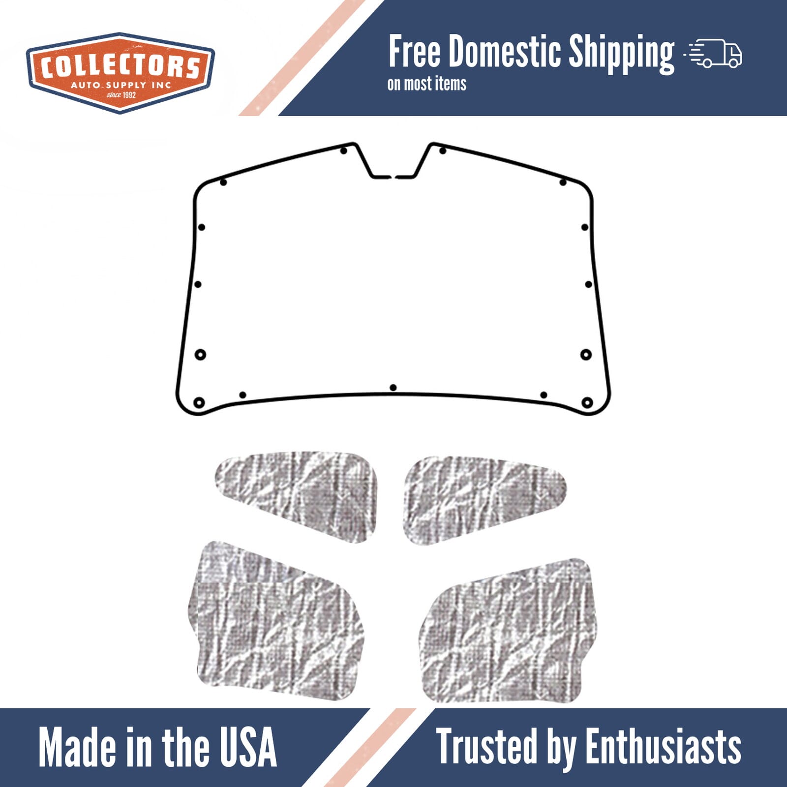 Under Trunk Lid Cover for 1958-1960 Rambler American