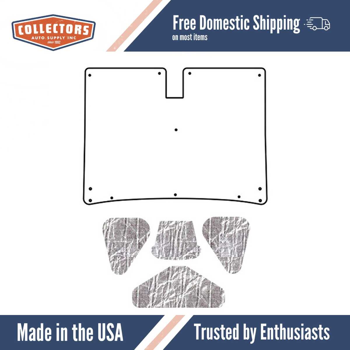 Trunk Floor Mat/Cover for 1955-1956 Chevrolet Car