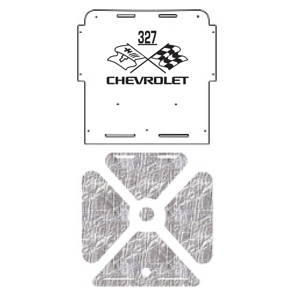 Premium Hood Insulation Pad Heat Shield for 70-72 Monte Carlo G-Body, Ultimate Sound & Heat Insulation, ABS Material.