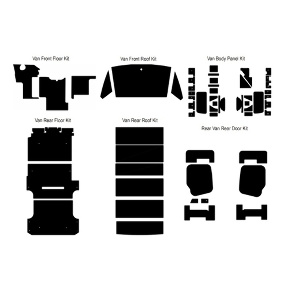 Complete Van Insulation Kit for 2008-2017 Mercedes-Benz Sprinter 2500
