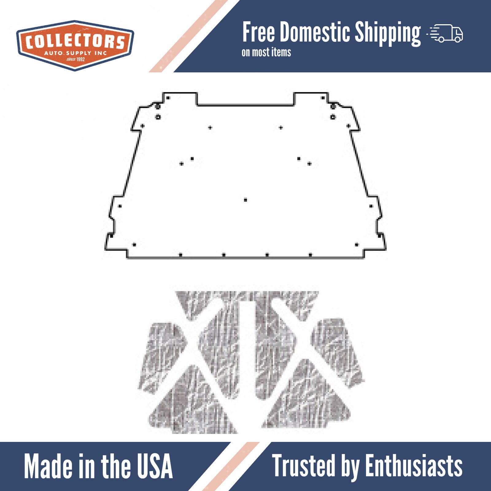 Premium Hood Insulation Pad Heat Shield for Dodge Truck - Ultimate Sound & Heat Insulation, Easy Installation Kit