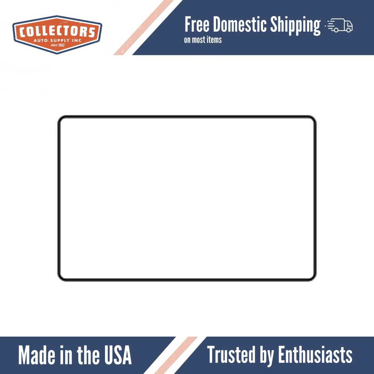 Trunk Floor Mat Cover for Classic Chevy Corvette, High Definition Rubber, Protects Trunk from Spills, Mud, Snow, and Debris.