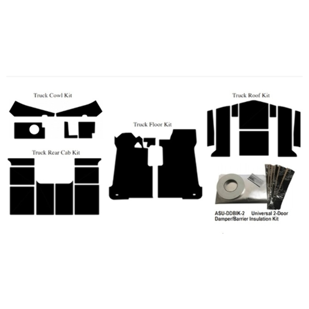 Complete Interior Insulation Kit for 1987-2007 Peterbilt Truck Models 379-389