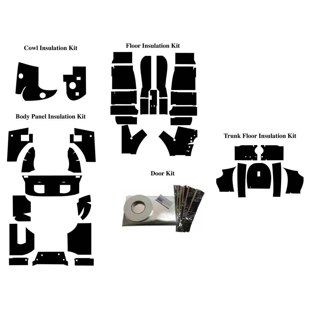 Complete Interior Insulation Kit for 2005-2009 Ford Mustang Convertible