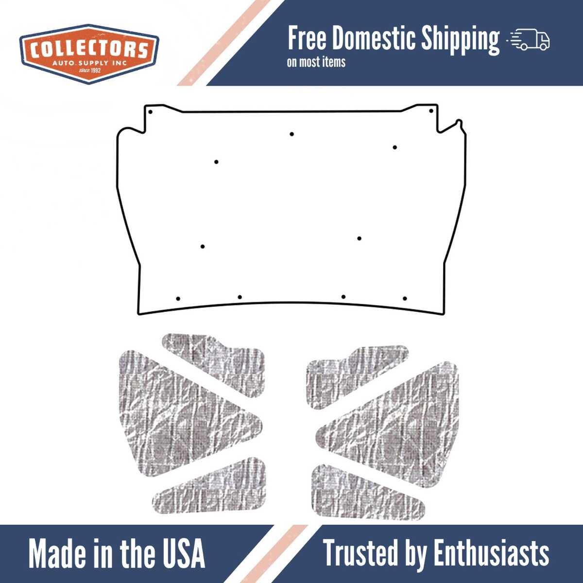 Under Hood Cover for 1987-1991 Ford Truck F-150