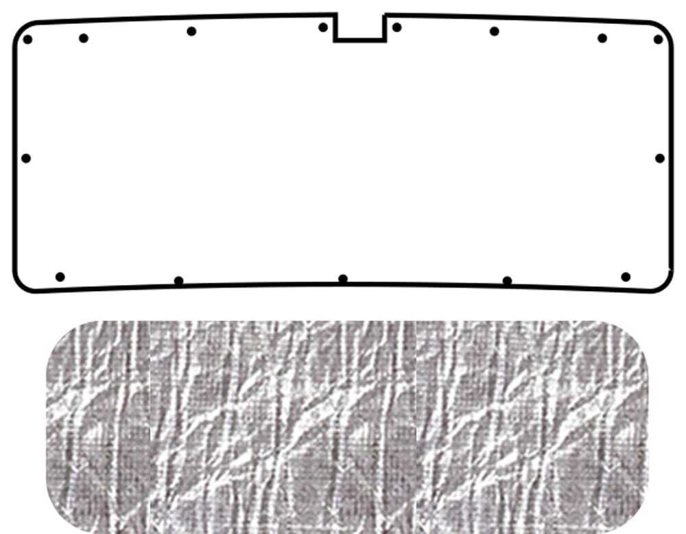 Trunk Floor Mat/Cover for 1970-1974 Dodge Challenger