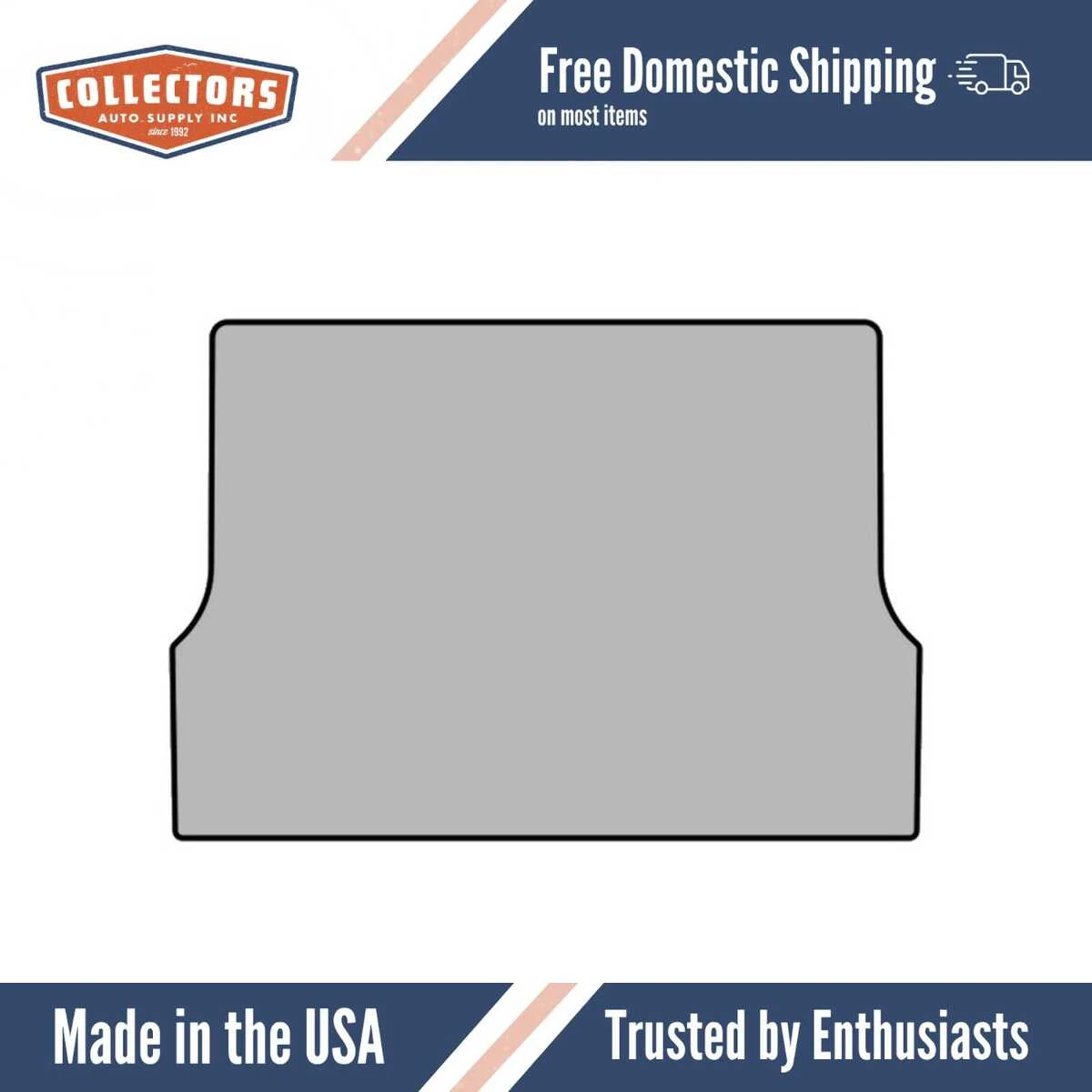 Trunk Floor Mat Cover for Classic Ford Mustang, Ultra High Definition Rubber, Protects Trunk from Spills & Debris.