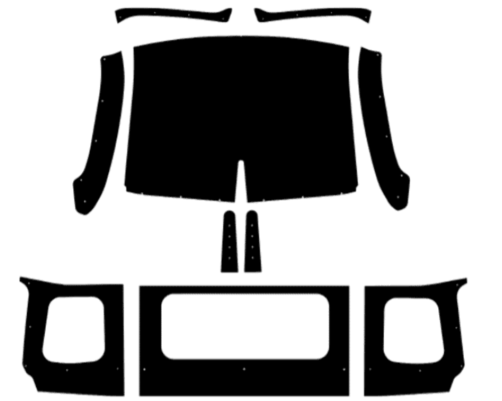 Roof/Headliner Insulation Kit for 1954 Dodge Truck [QRS-DODGE 5400-THK5W-B]