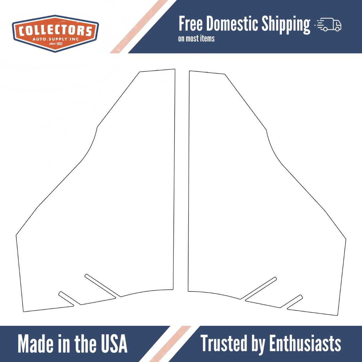 Cowl/Dash Insulation Kit for 1955-1960 Dodge Truck