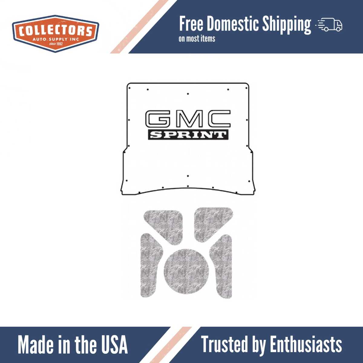 Under Hood Cover for 1973-1975 Gmc Sprint