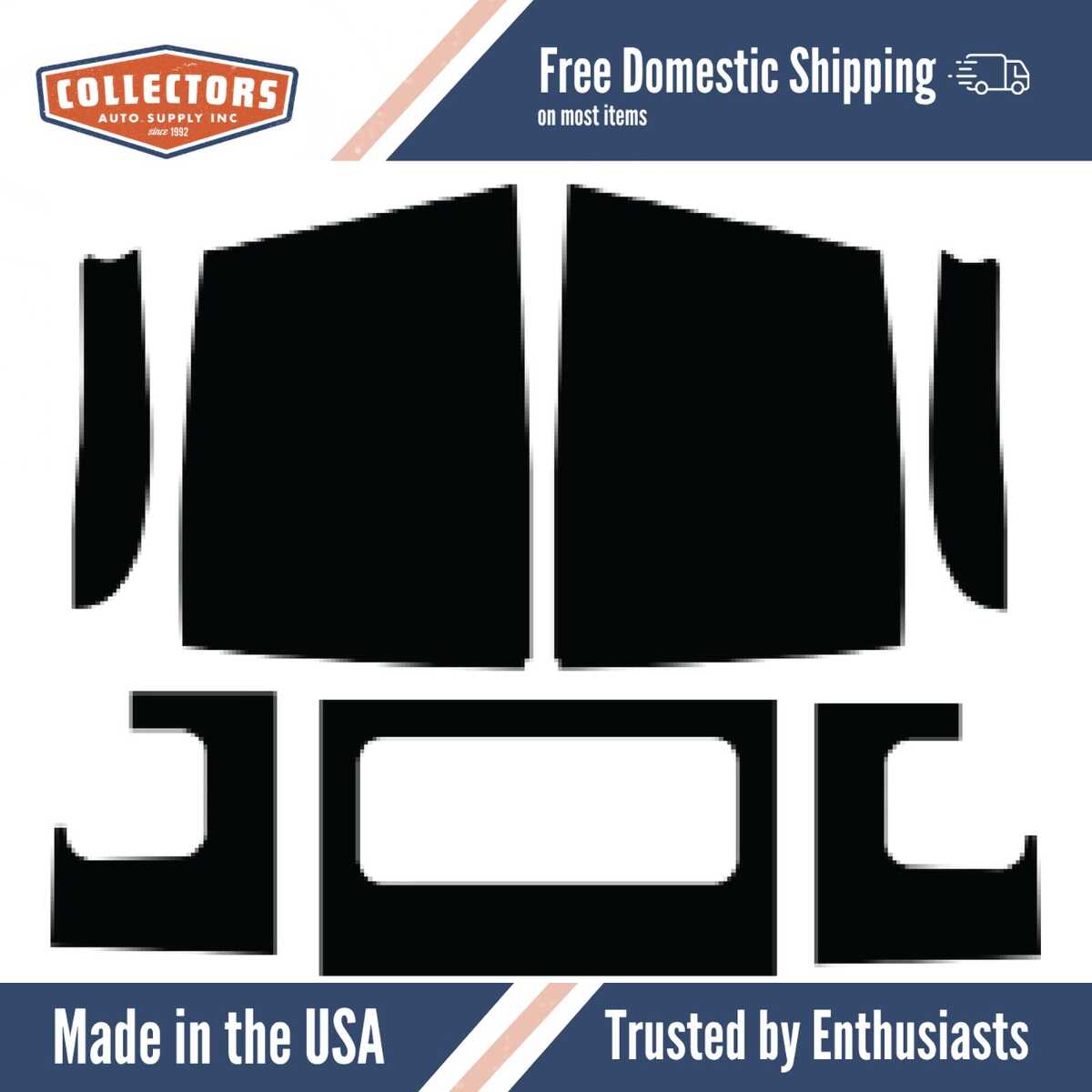 Roof/Headliner Insulation Kit for 1948-1953 Dodge Truck [QRS-DODGE 4853-THK5W]