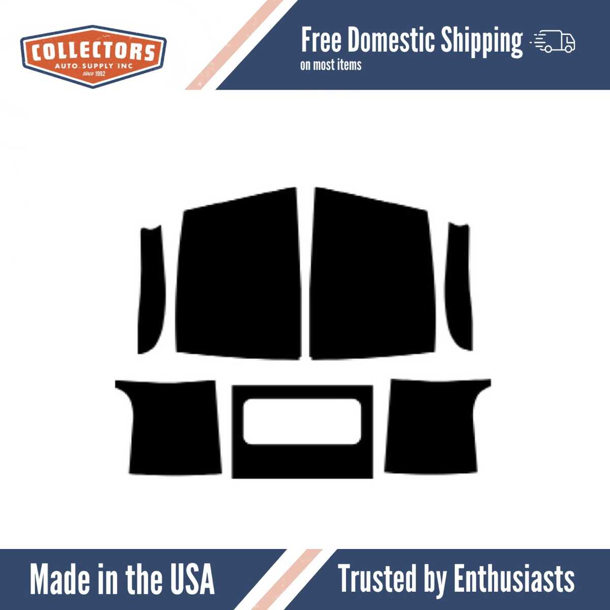 Roof/Headliner Insulation Kit for 1948-1953 Dodge Truck [QRS-DODGE 4853-THK3W]