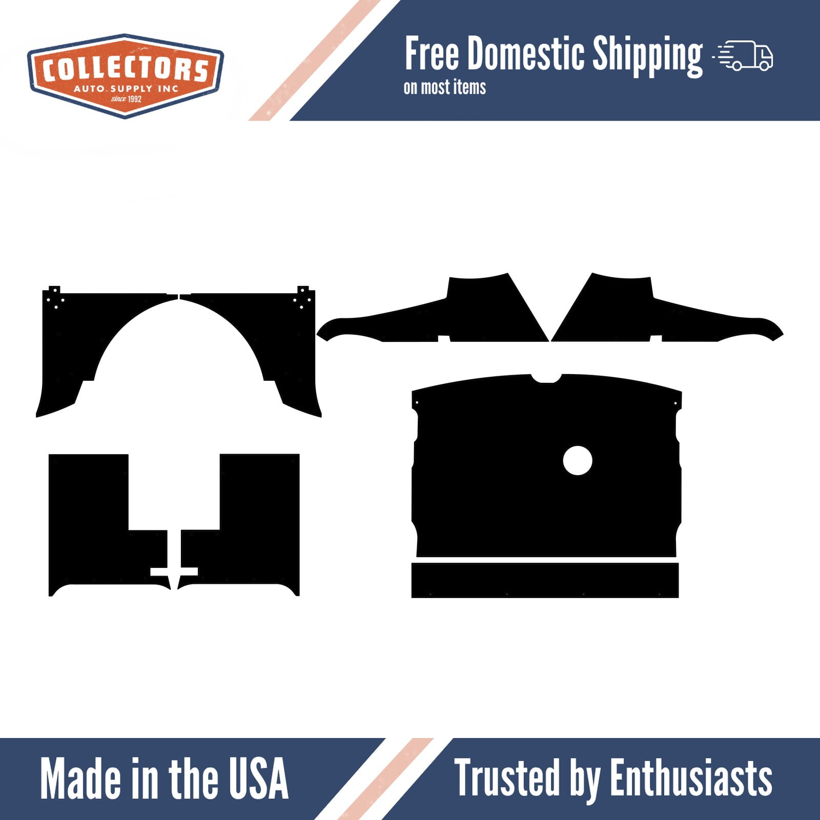 Complete Interior Insulation Kit for 1965-1980 Mg Mgb Gt Coupe