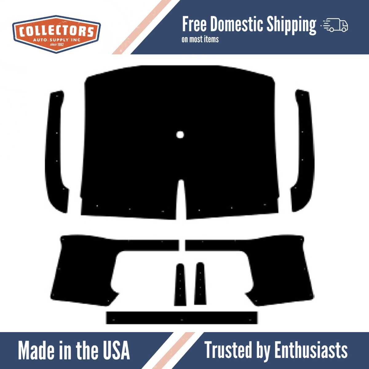 Roof/Headliner Insulation Kit for 1955-1956 Dodge Truck [QRS-DODGE 5556-THKSW]