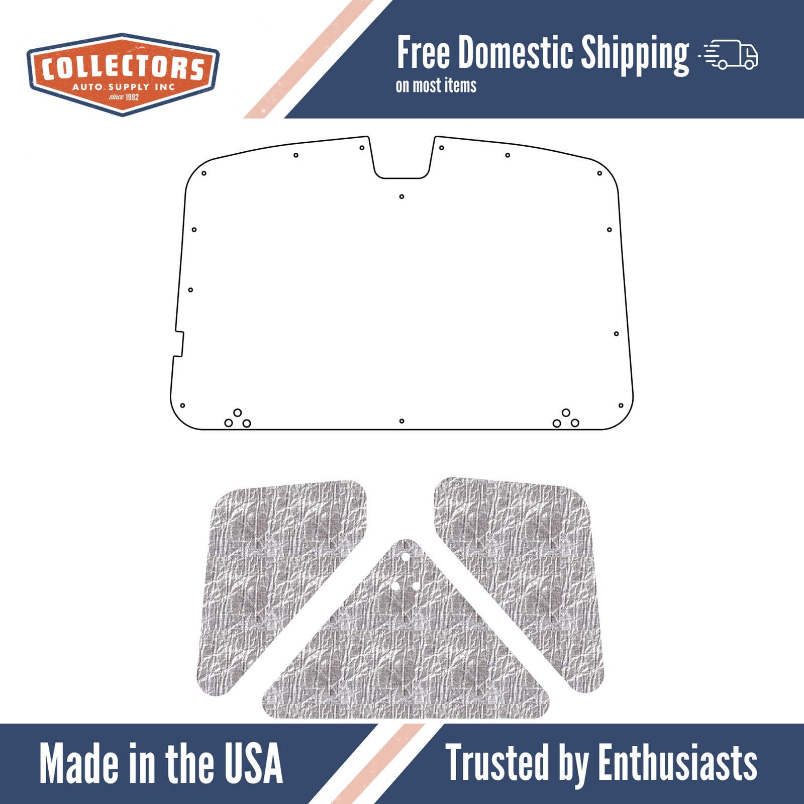 Under Trunk Lid Cover for 1962-1980 Mg B-C-GT