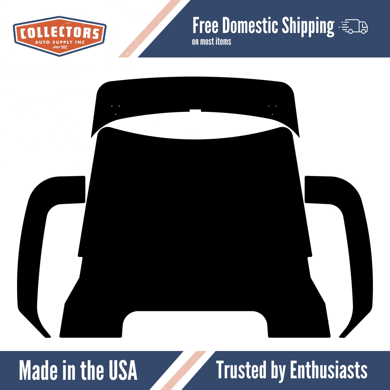 ABS Headliner Panel for 1937-1941 Willys