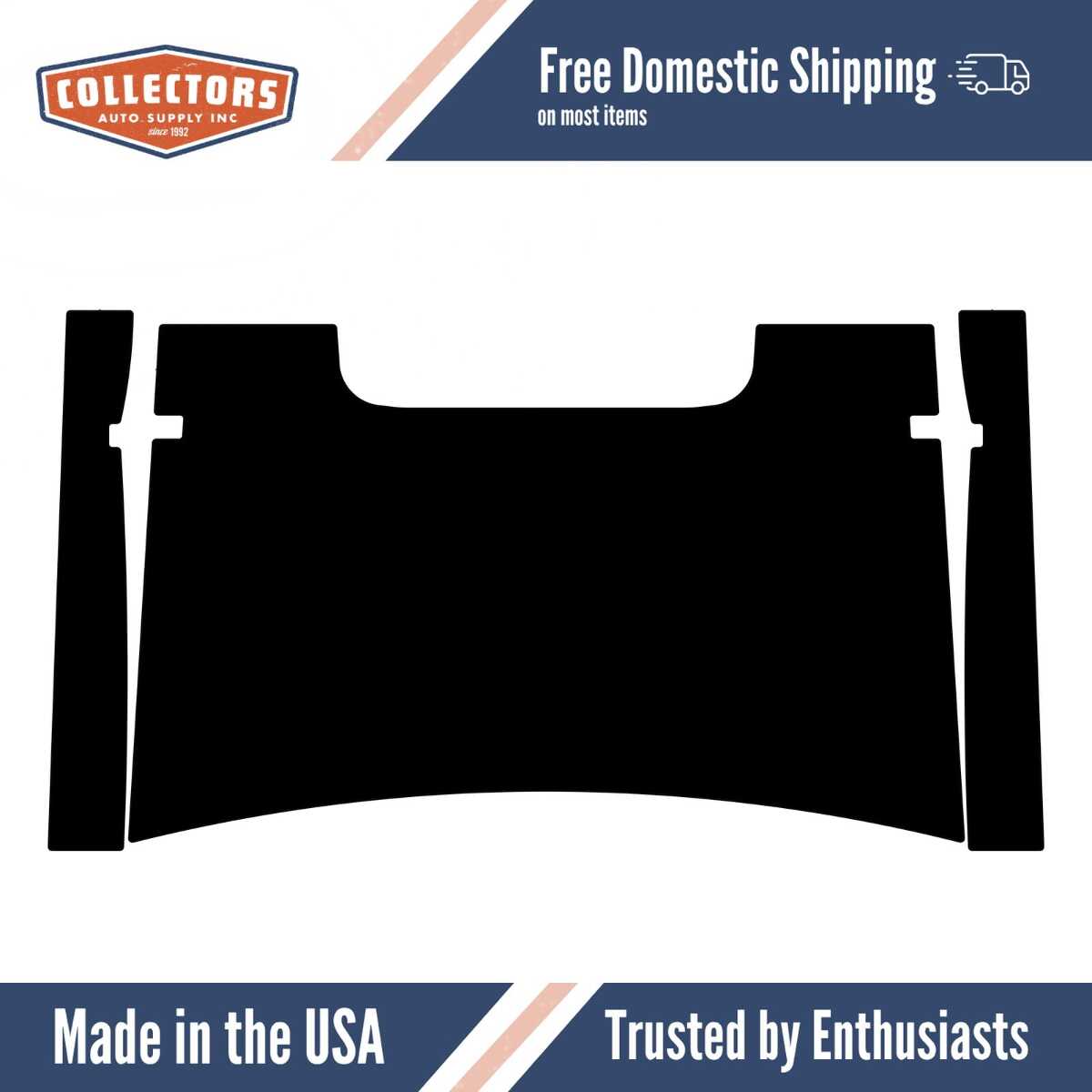 Rear Cab Cover Panel for 1937-1941 Willys Truck