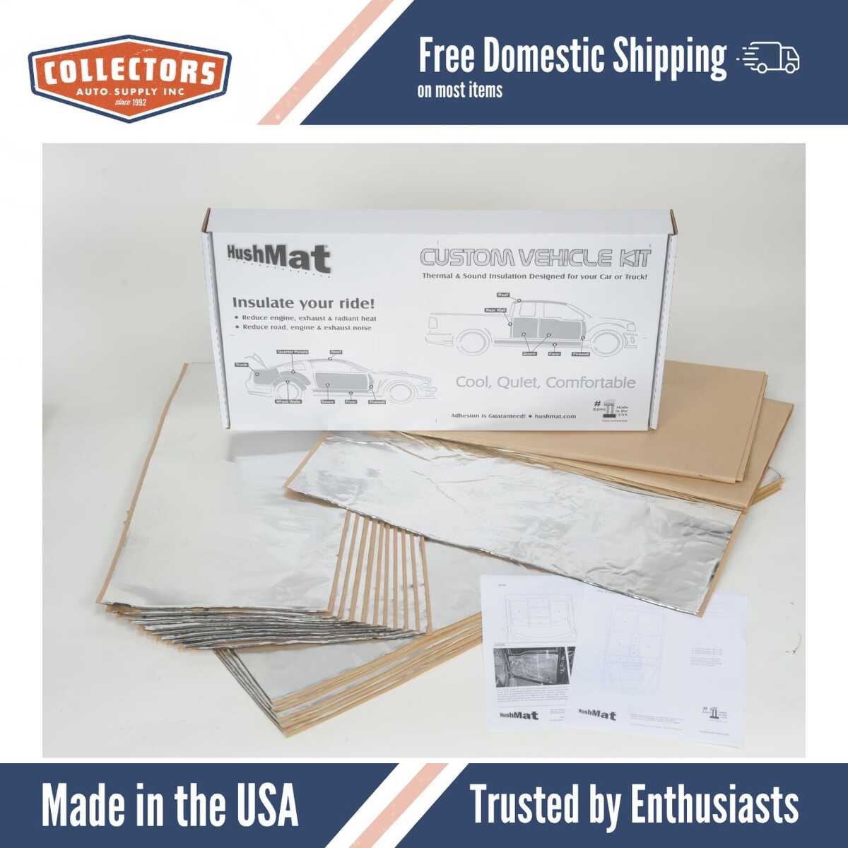 Sound Deadener Complete Sedan Insulation Kit for 1989-1993 Hyundai