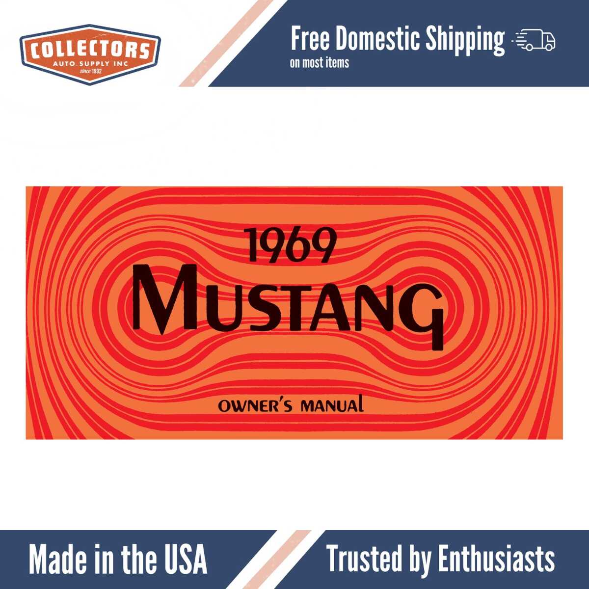 1969 Mustang Owner's Manual - COLOR