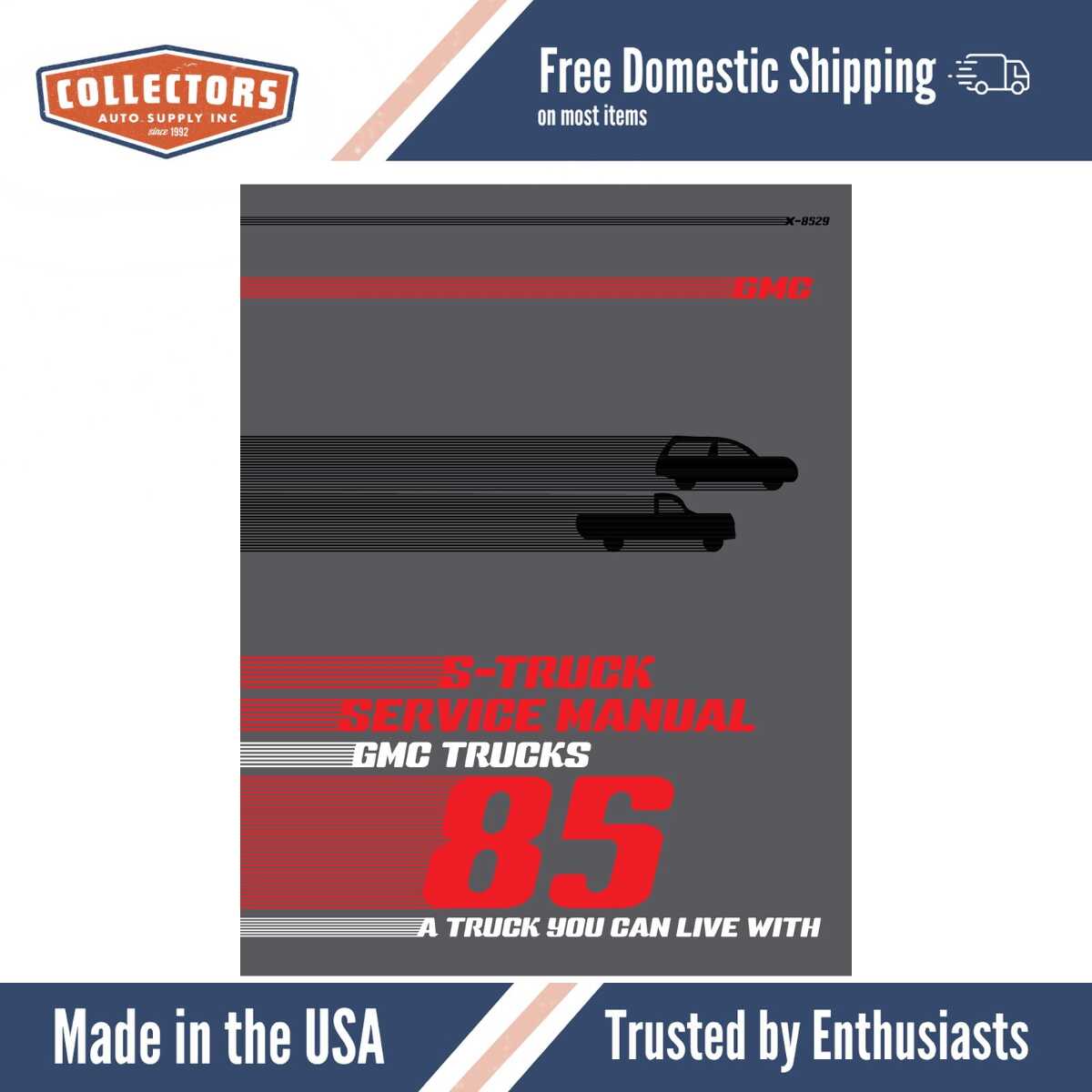 1985 GMC S15 Truck & Jimmy Service Manual - includes 11x26 in WDs