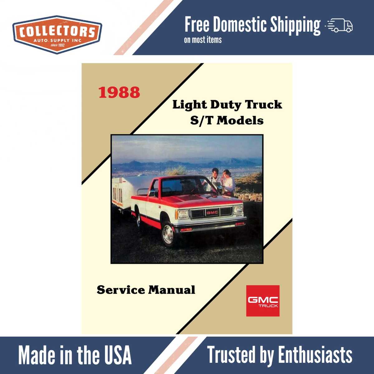 1988 GMC S / T Truck Service Manual